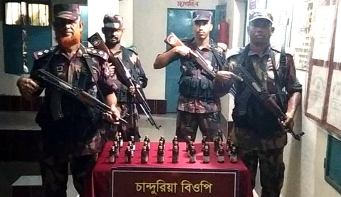 সাতক্ষীরা ও কলারোয়া সীমান্তে মাদক ও চোরাচালানবিরোধী অভিযান
