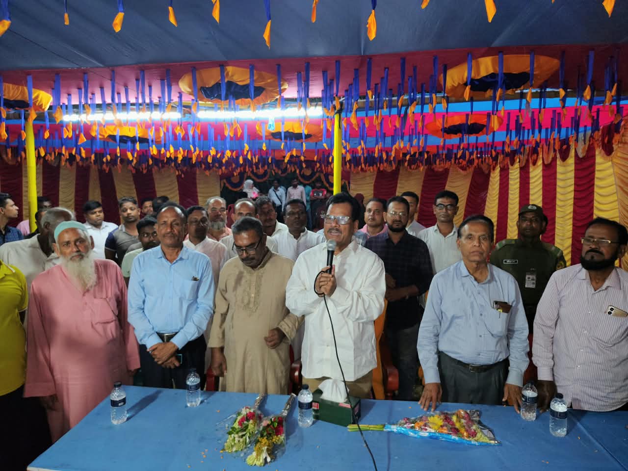 তালায় বিভিন্ন পূজামণ্ডপ পরিদর্শন করলেন হাবিবুল ইসলাম হাবিব